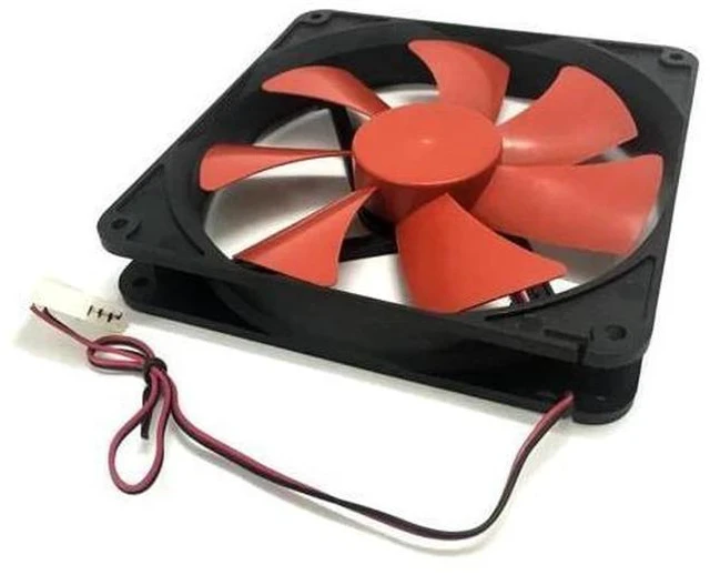 Alt view image 4 of 7 - F14025 140mm PC Case Fan Cooler 4-Pin Connector Cooling Fan 12V Desktop Exhaust Fan for Computer Cooling System