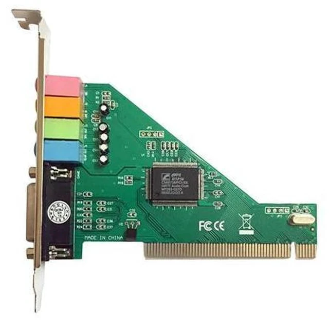 Alt view image 7 of 7 - 5.1 Accessories 4 Channel Midi Components 3D Surround External Sound Card Audio Computer PCI Remix For Windows XP7 32bit