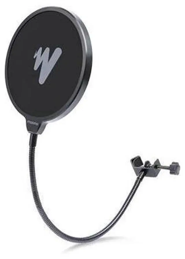 Alt view image 2 of 7 - Microphone Pop Filter Metal Pop Filter Shield Double Layer Windscreen Popfilter For USB Microhone Podcast Microphone