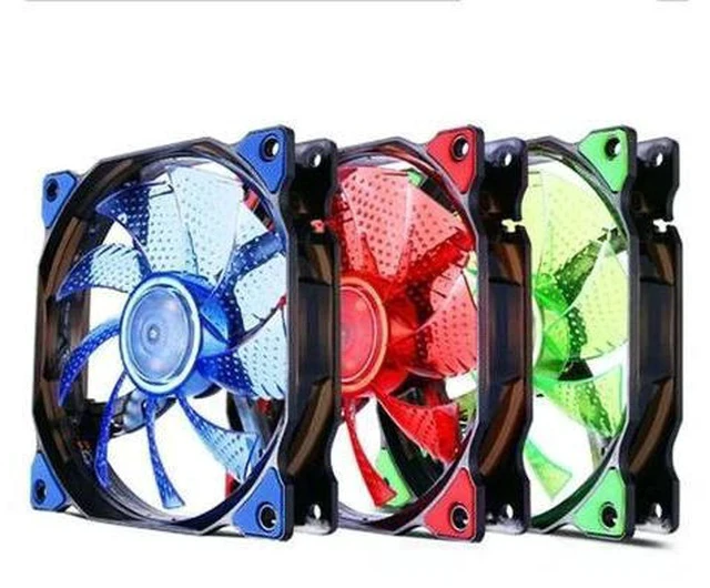 Alt view image 2 of 7 - LED RGB 120mm Cooler Fan Computer Case 12V Cooler Water Cooler CPU Liquid cooling 4pin Fan Radiator gaming box Quiet