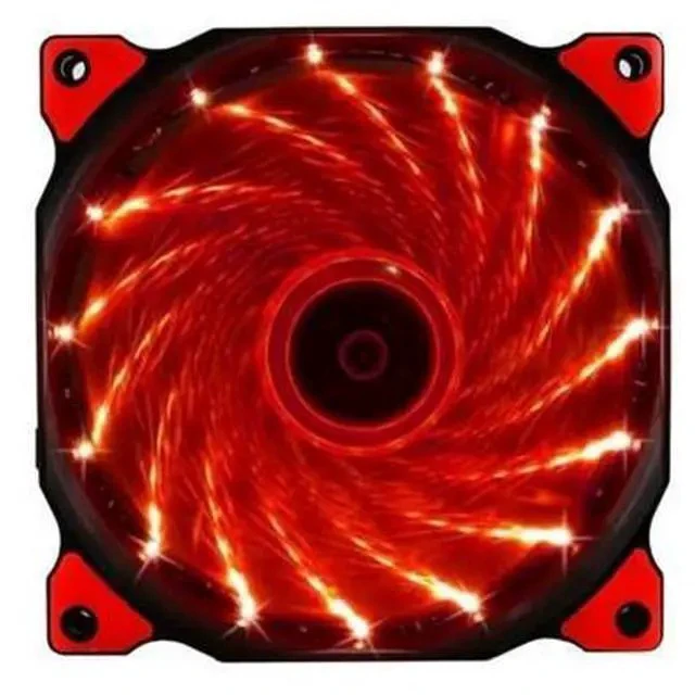 Alt view image 4 of 7 - LED RGB 120mm Cooler Fan Computer Case 12V Cooler Water Cooler CPU Liquid cooling 4pin Fan Radiator gaming box Quiet