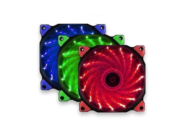 Alt view image 6 of 7 - LED RGB 120mm Cooler Fan Computer Case 12V Cooler Water Cooler CPU Liquid cooling 4pin Fan Radiator gaming box Quiet
