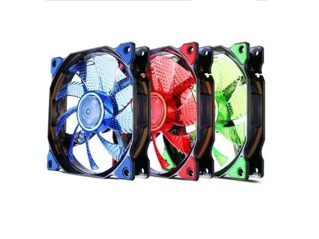 Alt view image 7 of 7 - LED RGB 120mm Cooler Fan Computer Case 12V Cooler Water Cooler CPU Liquid cooling 4pin Fan Radiator gaming box Quiet