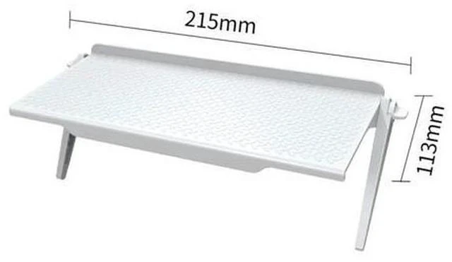 Alt view image 5 of 7 - ABS Computer Monitor Shelf Desktop Screen Top Shelf TV Buddy Organizer Storage Rack Shelf For Home Office Decoration