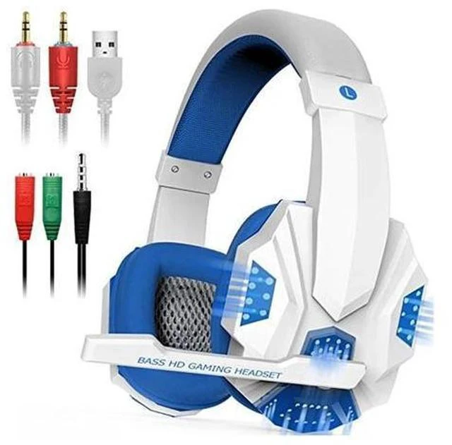 Main image of LED Lights Gaming Headset For PC Stereo Surround Sound Noise Cancelling Wired Gamer Headphones With Mic auriculares