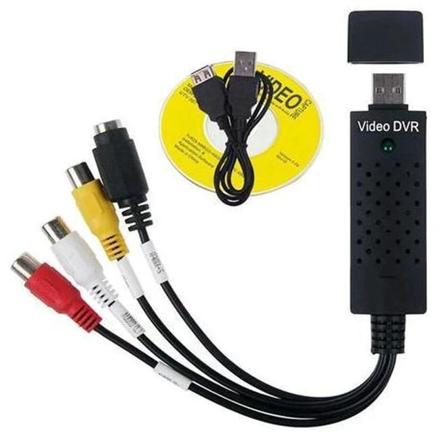 Alt view image 2 of 5 - 2.0 Audio Television Video VHS to PC DVD VCR Converter Easy Capture Card Adapter DJA99