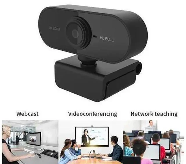 Alt view image 2 of 7 - PC Webcam Full HD 2K/1080P USB Video Gamer Camera For Portatile Laptop Windows 10 Computer Web Cam Built-in Microphone
