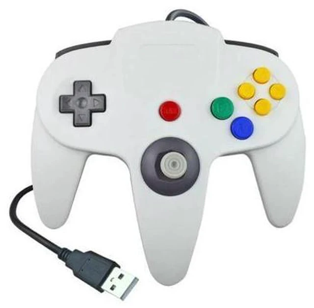 Alt view image 3 of 5 - USB Wired Gamepad Joypad for N64 Wired Gaming Joystick Game Pad for Gamecube for Mac Computer PC Game Controller joystick