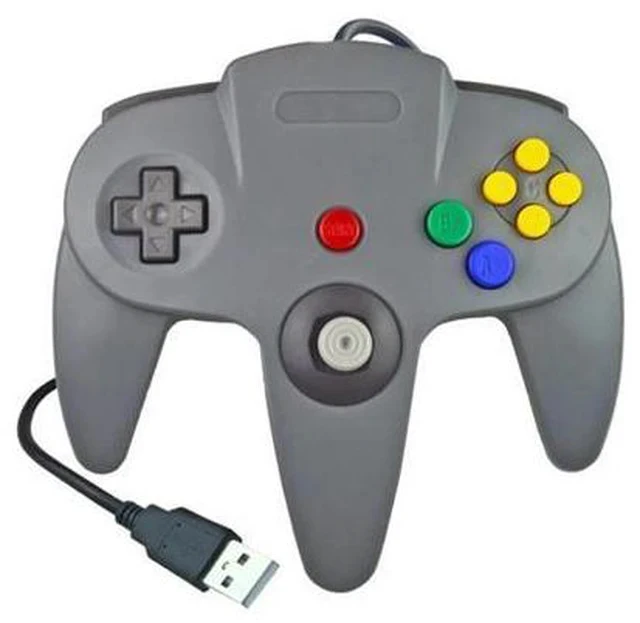 Alt view image 5 of 5 - USB Wired Gamepad Joypad for N64 Wired Gaming Joystick Game Pad for Gamecube for Mac Computer PC Game Controller joystick