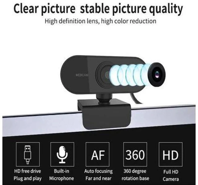 Alt view image 2 of 7 - 720P Webcam Mini Computer PC WebCamera Webcam With Microphone Rotatable Camera Webcam Web Camera Web Cam Pk Webcam 1080p
