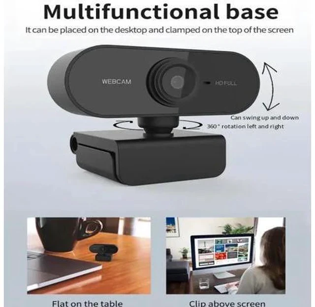 Alt view image 3 of 7 - 720P Webcam Mini Computer PC WebCamera Webcam With Microphone Rotatable Camera Webcam Web Camera Web Cam Pk Webcam 1080p