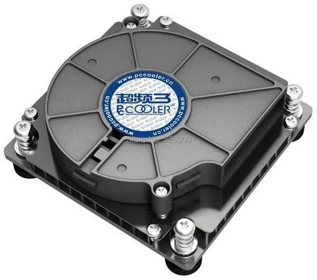 Alt view image 2 of 4 - 4pin PWM Turbo fan Utral-Thin 29mm for 1U server CPU cooler All-in-One PC Cooling For Intel LGA1151 1150 1155 1156 C81H