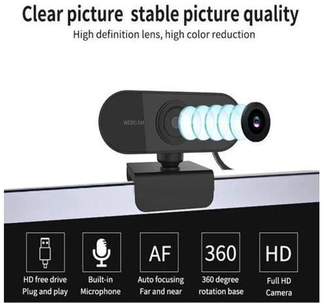 Alt view image 7 of 7 - 720P Webcam Mini Computer PC WebCamera Webcam With Microphone Rotatable Camera Webcam Web Camera Web Cam Pk Webcam 1080p
