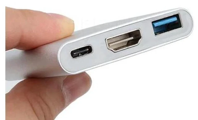 Alt view image 3 of 5 - Type C To USB 3.0 Charging Adapter Converter USB-C 3.1 Hub Adapter for Mac Air Pro Mate10 S8 Plus