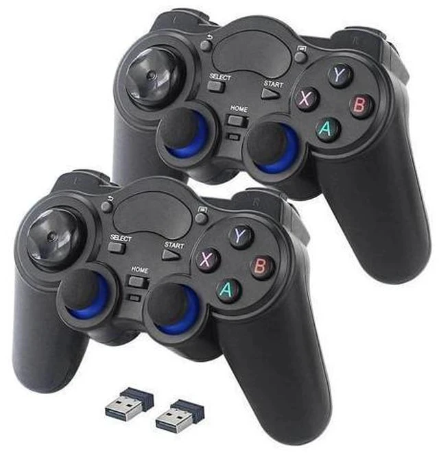 Alt view image 5 of 6 - 2.4G Wireless Gamepads Joystick Game Controller Joypad for PS3 PC Android Windows Raspberry Pi 4 Retroflag NESPi Retropie
