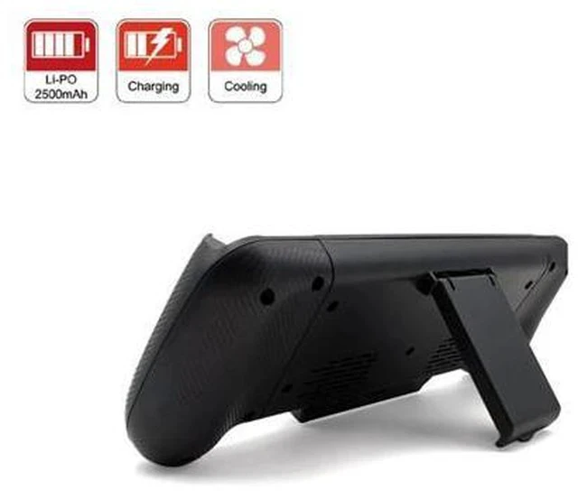 Alt view image 5 of 5 - Charger Stand Cooling Fan Case 3D Thumb Caps Hand Grip for Nintendo Switch Lite & NS Console