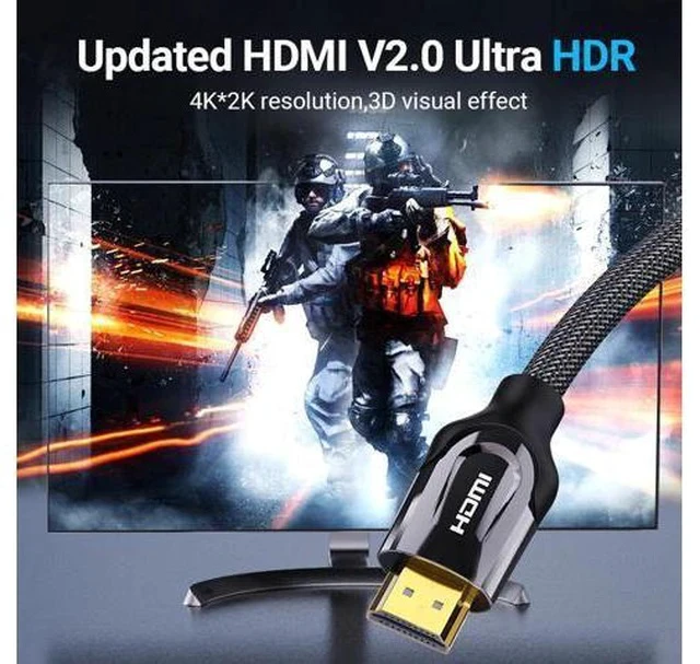 Alt view image 2 of 7 - Cable 4K/60HZ 2.0 Splitter Cable for Mi Box HDTV 2.0 Audio Cable Switch Adapter for PS4 Cable