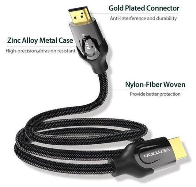 Alt view image 4 of 7 - Cable 4K/60HZ 2.0 Splitter Cable for Mi Box HDTV 2.0 Audio Cable Switch Adapter for PS4 Cable