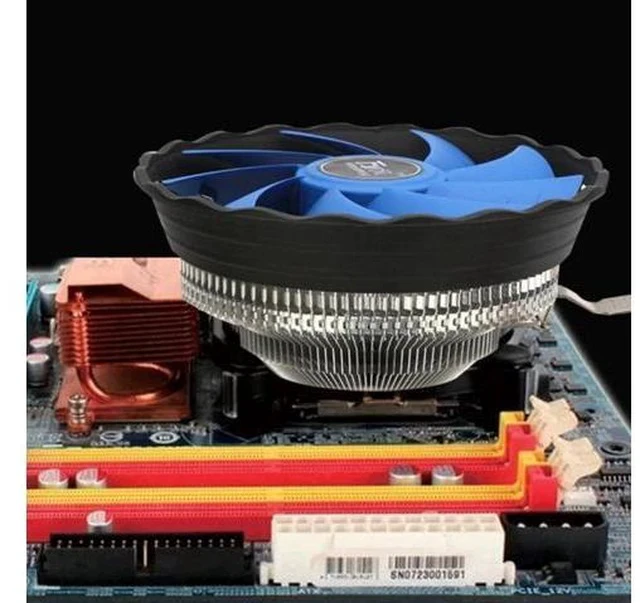 Alt view image 2 of 5 - Cooler 120mm Blade Aluminium PC CPU Cooler Cooling For Intel 775/1155 AMD 754/AM2
