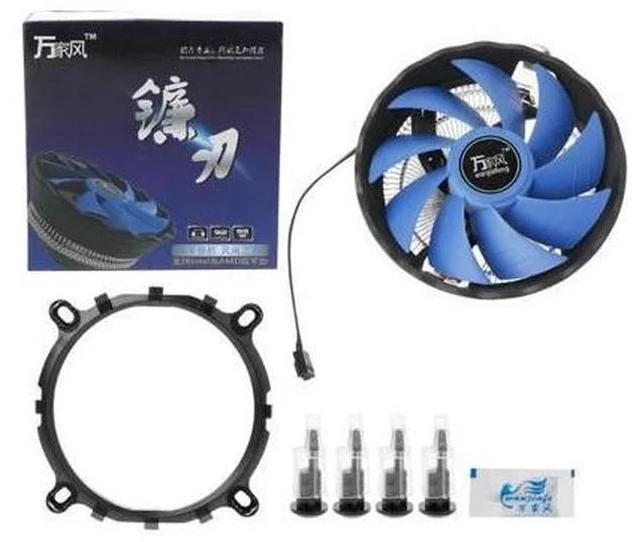 Main image of Cooler 120mm Blade Aluminium PC CPU Cooler Cooling For Intel 775/1155 AMD 754/AM2
