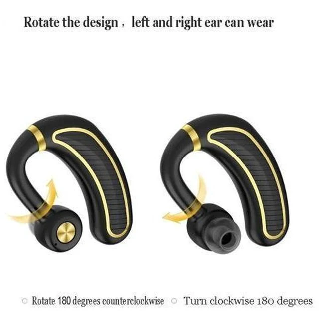 Alt view image 5 of 5 - Hands-free Wireless Bluetooth Earphone Bluetooth Headset Headphones Earbud with Microphone Earphone Case for Phone PC