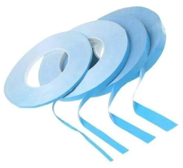 Alt view image 3 of 7 - 25M/roll* 3/5/8/10/12/15/18/20mm Double-sided Adhesive Super Thermal Conductive Tape For Chip LED Tape PCB Radiator Home Decor