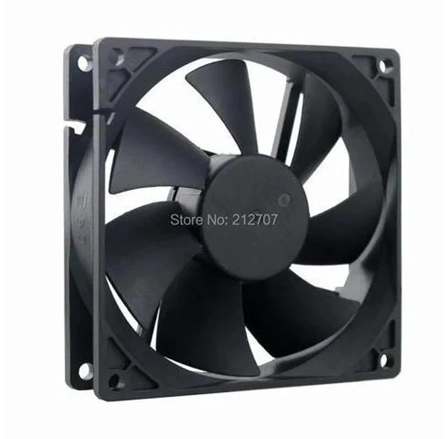 Alt view image 5 of 7 - 92mm x 25mm DC 12V 2Pin Ball Bearing Computer Cooling Fan for PC Case CPU Cooler