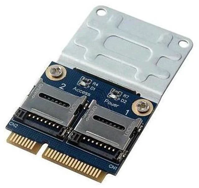 Alt view image 5 of 7 - Micro-Sd Tf To Mini Pci Express Memory Card Reader Adapter Converter Card for Laptop