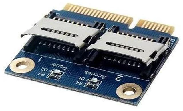 Alt view image 6 of 7 - Micro-Sd Tf To Mini Pci Express Memory Card Reader Adapter Converter Card for Laptop