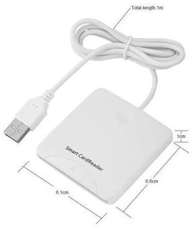 Alt view image 4 of 5 - USB Smart Chip Card IC Credit Card Reader Encoder Writer with SIM Slot for Windows for 2000 XP or Mac OS X Linux