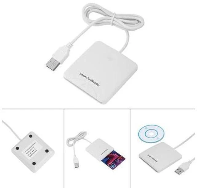 Alt view image 5 of 5 - USB Smart Chip Card IC Credit Card Reader Encoder Writer with SIM Slot for Windows for 2000 XP or Mac OS X Linux