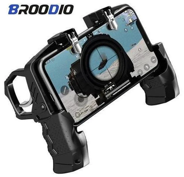 Alt view image 6 of 7 - Mobile Trigger Controller Control For Mobile Phone Game L1 R1 Shooter Triggers Fire Button For iPhone Android Phone Gamepad