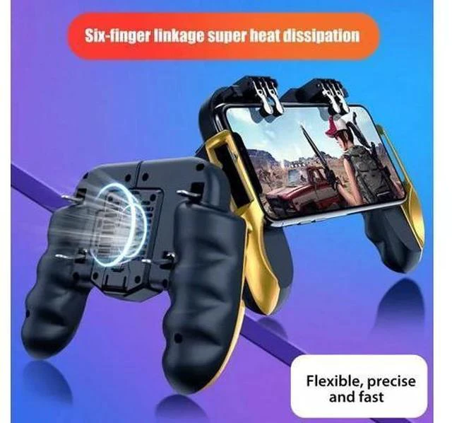 Main image of 2020 Mobile Phone Gamepad Game Controller Joystick Cooling Fan Gamepad For PUBG Android IOS USB Mobile Phone Holder Gamepad