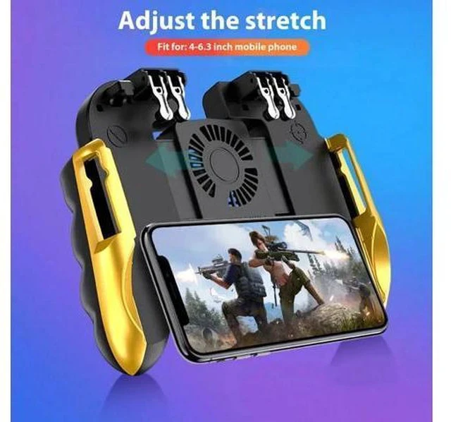 Alt view image 3 of 7 - 2020 Mobile Phone Gamepad Game Controller Joystick Cooling Fan Gamepad For PUBG Android IOS USB Mobile Phone Holder Gamepad