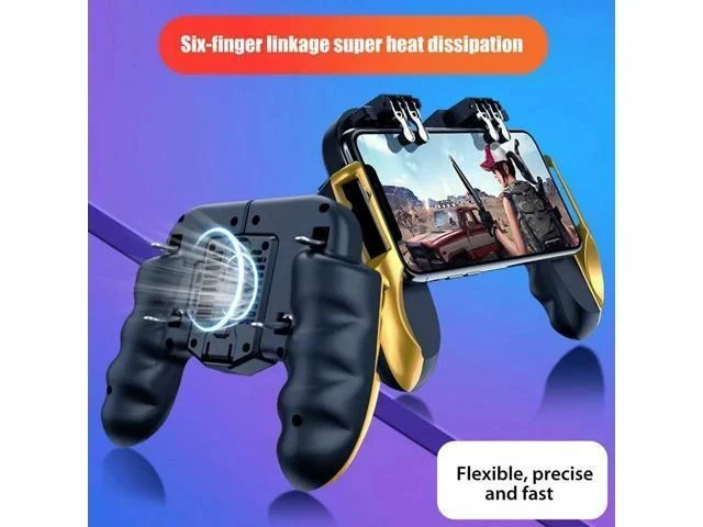 Alt view image 6 of 7 - 2020 Mobile Phone Gamepad Game Controller Joystick Cooling Fan Gamepad For PUBG Android IOS USB Mobile Phone Holder Gamepad
