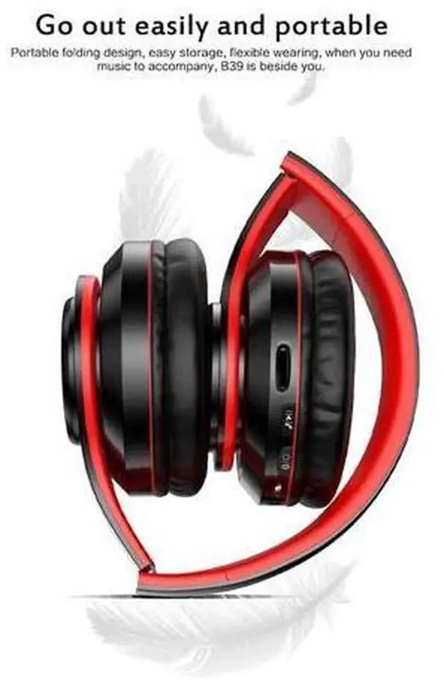 Alt view image 4 of 7 - Colorful Light Bluetooth 5.0 Wireless Headsets Gaming Sports HIFI Stereo Sound Noise Reduction terproof Headphones Earbuds