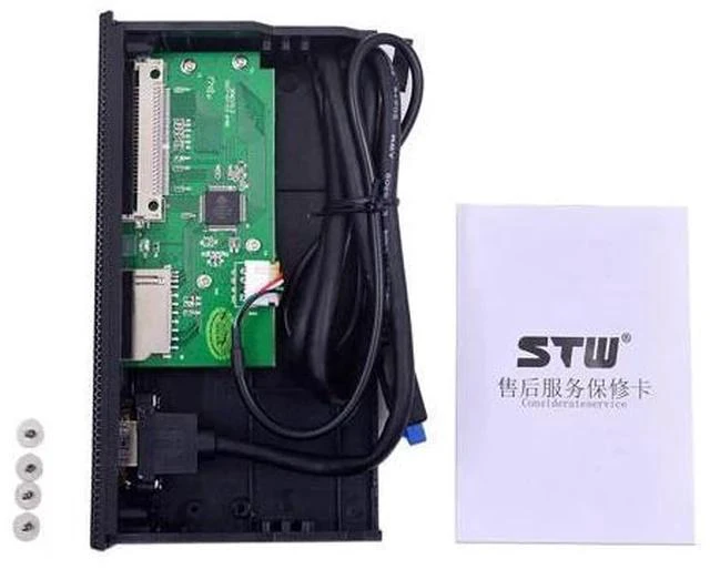 Alt view image 2 of 3 - Multifunctional All in One Front Panel USB 3.0 MS M2 CF XD TF SD Card Reader 5.25" Media Dashboard for PC Desktop CD-ROM