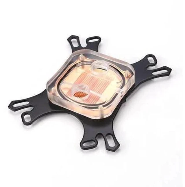 Alt view image 6 of 7 - CPU Water Block Waterblock Copper Base CPU Water Cooler Computer PC Cooling Radiator for Intel for AMD with Screws