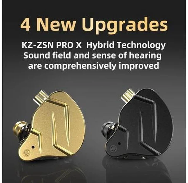 Alt view image 5 of 5 - New ZSN Pro X Hybrid Stereo In Ear Metal Wired Gaming Headset HiFI Monitor Sports Earbuds Earphone For ZSTX/Z3/S2/ZS1