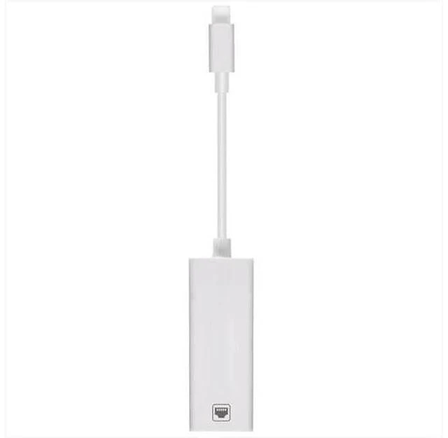 Main image of 100Mbps Network Cable Adapter For Lightning to RJ45 Ethernet LAN Wired Overseas Travel Compact For iPhone/iPad Series