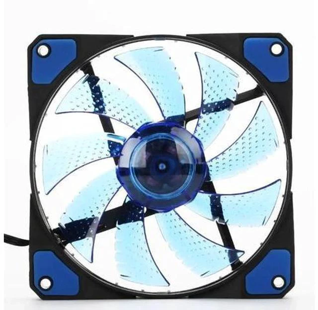 Main image of 120mm fan Cooler Computer Fan 120mm LED Ultra Silent Computer PC Case Fan 15 LEDs 12V Around 1200RPM 3 Pin Fan