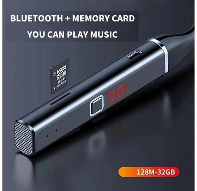 Alt view image 7 of 7 - 100 hours Wireless Earphone Bluetooth Magnetic Neckband Headphone IPX5 Waterproof Sport Headset Noise Cancelling Micophone