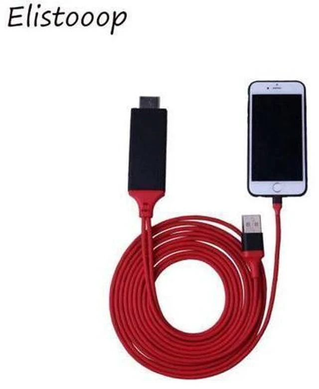 Main image of Cable lighting to AV/HDTV TV 8 Pin Adapter For iPhone 11 XR 8 8 plus 7 7 Plus 6 6s For Lighting Cable