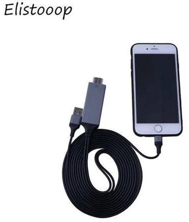 Alt view image 3 of 7 - Cable lighting to AV/HDTV TV 8 Pin Adapter For iPhone 11 XR 8 8 plus 7 7 Plus 6 6s For Lighting Cable