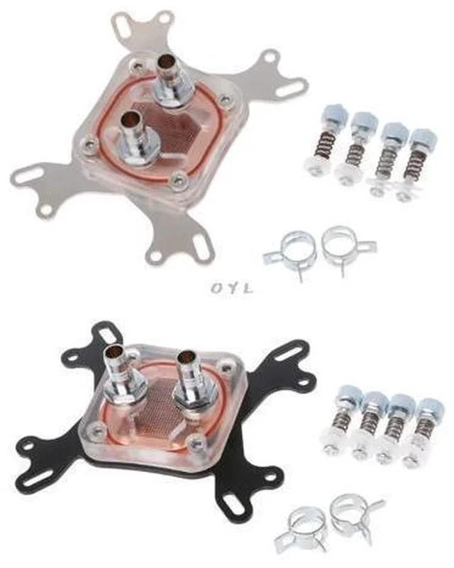 Main image of Cooling Block For Computer CPU Cooler 50mm Transparent Cover Cooling Block For AMD Intel