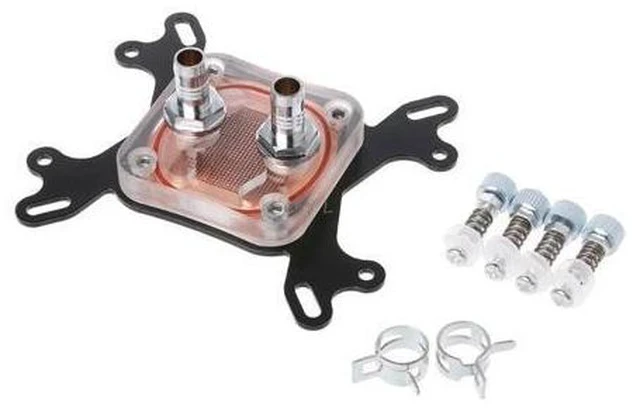 Alt view image 2 of 5 - Cooling Block For Computer CPU Cooler 50mm Transparent Cover Cooling Block For AMD Intel