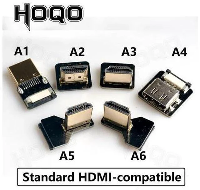 Main image of , Ribbon Cable 90 Degree Mini/Micro to Standard PCB Connectors 20pin fpv micro 5cm