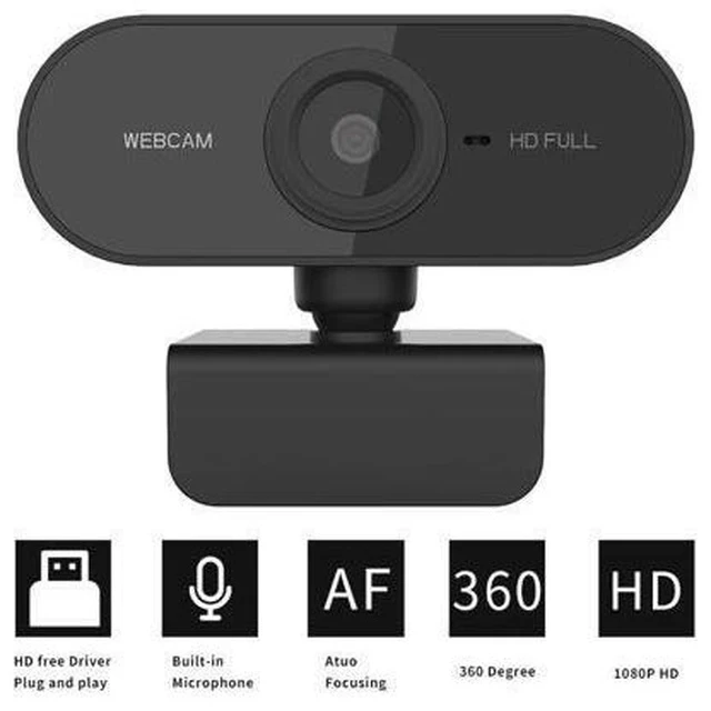 Alt view image 6 of 7 - HD Webcam 1080P Web Camera Mini Computer PC Laptop Web Cam With Microphone Free Drive USB Web Cam For Live Broadcast Video