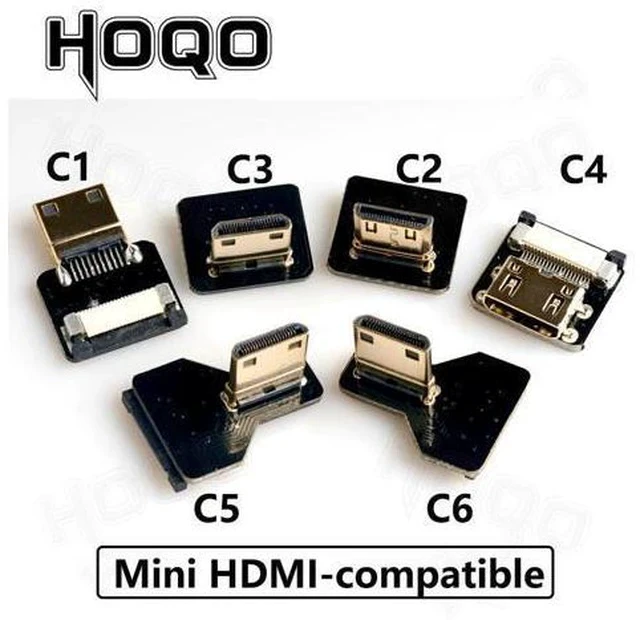 Alt view image 2 of 5 - , Ribbon Cable 90 Degree Mini/Micro to Standard PCB Connectors 20pin fpv micro 5cm