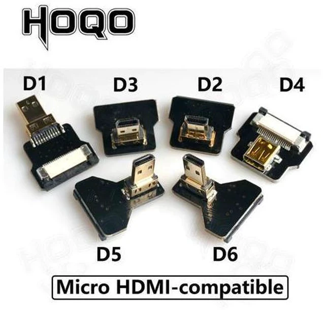 Alt view image 3 of 5 - , Ribbon Cable 90 Degree Mini/Micro to Standard PCB Connectors 20pin fpv micro 5cm